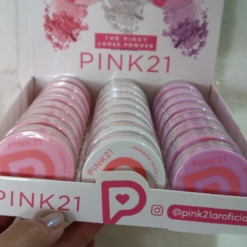 Polvos translucidos PINK21con esponjita
